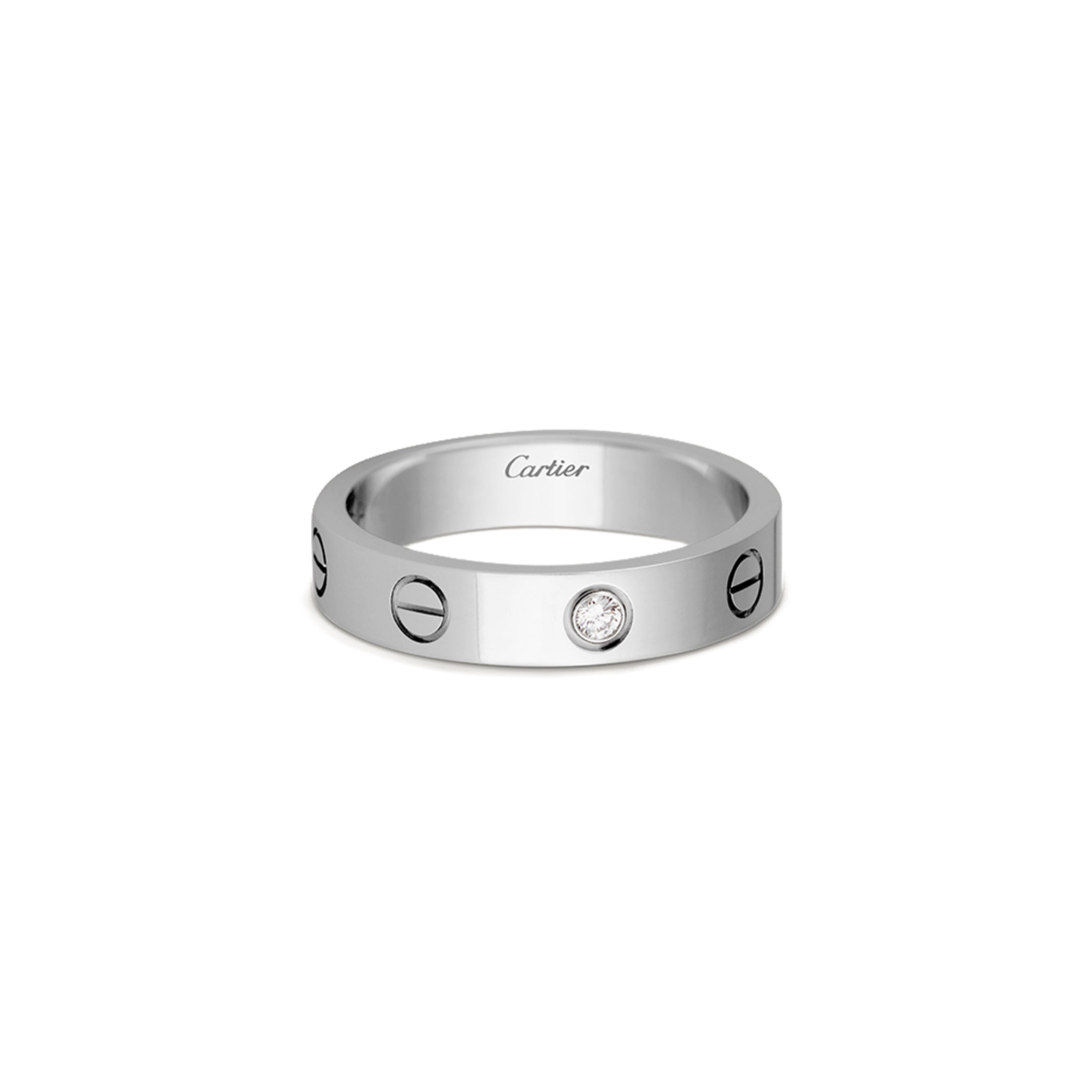 cartier  love wedding band, 1 Di*m*nd  b4050500